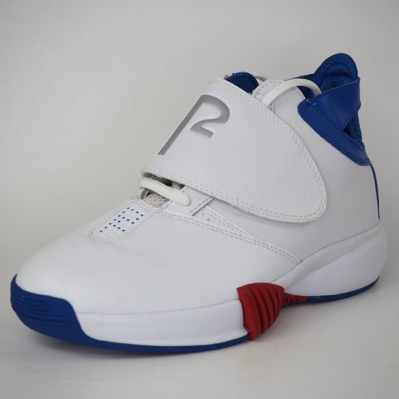 Nike Air P2 Ultimate Boys Shoes White/ Sylver - Picture 2 of 12